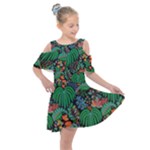 14 Kids  Shoulder Cutout Chiffon Dress