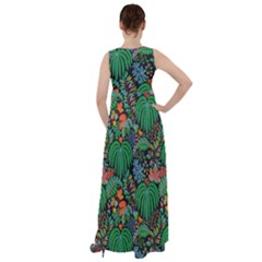 Empire Waist Velour Maxi Dress 