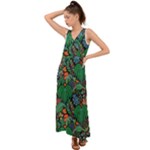 14 V-Neck Chiffon Maxi Dress