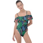 14 Frill Detail One Piece Swimsuit