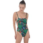 14 Tie Strap One Piece Swimsuit