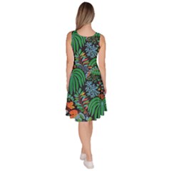 Knee Length Skater Dress With Pockets 