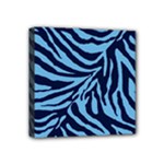 Zebra 3 Mini Canvas 4  x 4  (Stretched)