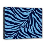 Zebra 3 Canvas 14  x 11  (Stretched)