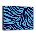 Zebra 3 Canvas 16  x 12  (Stretched)