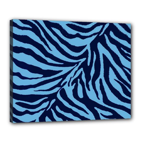 Zebra 3 Canvas 20  x 16  (Stretched) from ArtsNow.com