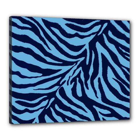 Zebra 3 Canvas 24  x 20  (Stretched) from ArtsNow.com