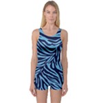 Zebra 3 One Piece Boyleg Swimsuit