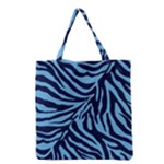 Zebra 3 Grocery Tote Bag