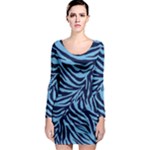 Zebra 3 Long Sleeve Bodycon Dress