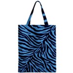 Zebra 3 Zipper Classic Tote Bag