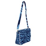 Zebra 3 Shoulder Bag with Back Zipper