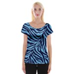 Zebra 3 Cap Sleeve Top