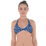 Zebra 3 Halter Neck Bikini Top