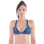 Zebra 3 Plunge Bikini Top