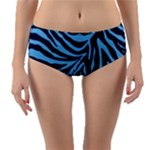 Zebra 3 Reversible Mid-Waist Bikini Bottoms