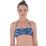 Zebra 3 Halter Bandeau Bikini Top