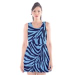 Zebra 3 Scoop Neck Skater Dress