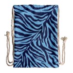 Zebra 3 Drawstring Bag (Large)