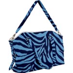 Zebra 3 Canvas Crossbody Bag