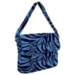 Zebra 3 Buckle Messenger Bag