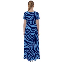 High Waist Short Sleeve Maxi Dress 