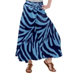 Zebra 3 Satin Palazzo Pants