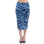 Zebra 3 Midi Pencil Skirt