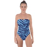 Zebra 3 Tie Back One Piece Swimsuit