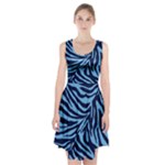 Zebra 3 Racerback Midi Dress