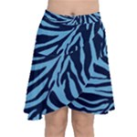 Zebra 3 Chiffon Wrap Front Skirt