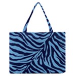 Zebra 3 Zipper Medium Tote Bag