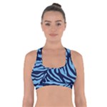 Zebra 3 Cross Back Sports Bra