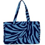 Zebra 3 Canvas Work Bag