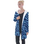 Zebra 3 Longline Hooded Cardigan