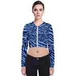 Zebra 3 Long Sleeve Zip Up Bomber Jacket