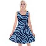 Zebra 3 Reversible Velvet Sleeveless Dress