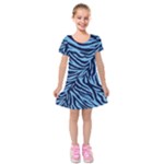 Zebra 3 Kids  Short Sleeve Velvet Dress