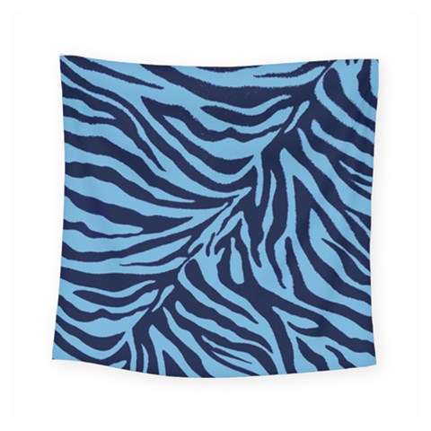 Zebra 3 Square Tapestry (Small) from ArtsNow.com