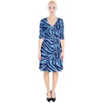 Zebra 3 Wrap Up Cocktail Dress