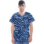 Zebra 3 Men s V-Neck Scrub Top