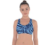 Zebra 3 Cross String Back Sports Bra