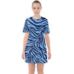 Zebra 3 Sixties Short Sleeve Mini Dress