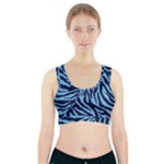 Zebra 3 Sports Bra With Pocket