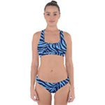 Zebra 3 Cross Back Hipster Bikini Set