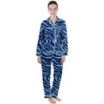 Zebra 3 Satin Long Sleeve Pyjamas Set