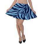 Zebra 3 Velvet Skater Skirt