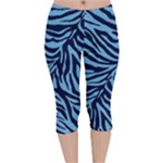 Zebra 3 Velvet Capri Leggings 