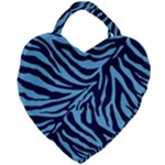 Zebra 3 Giant Heart Shaped Tote