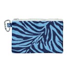 Zebra 3 Canvas Cosmetic Bag (Medium)